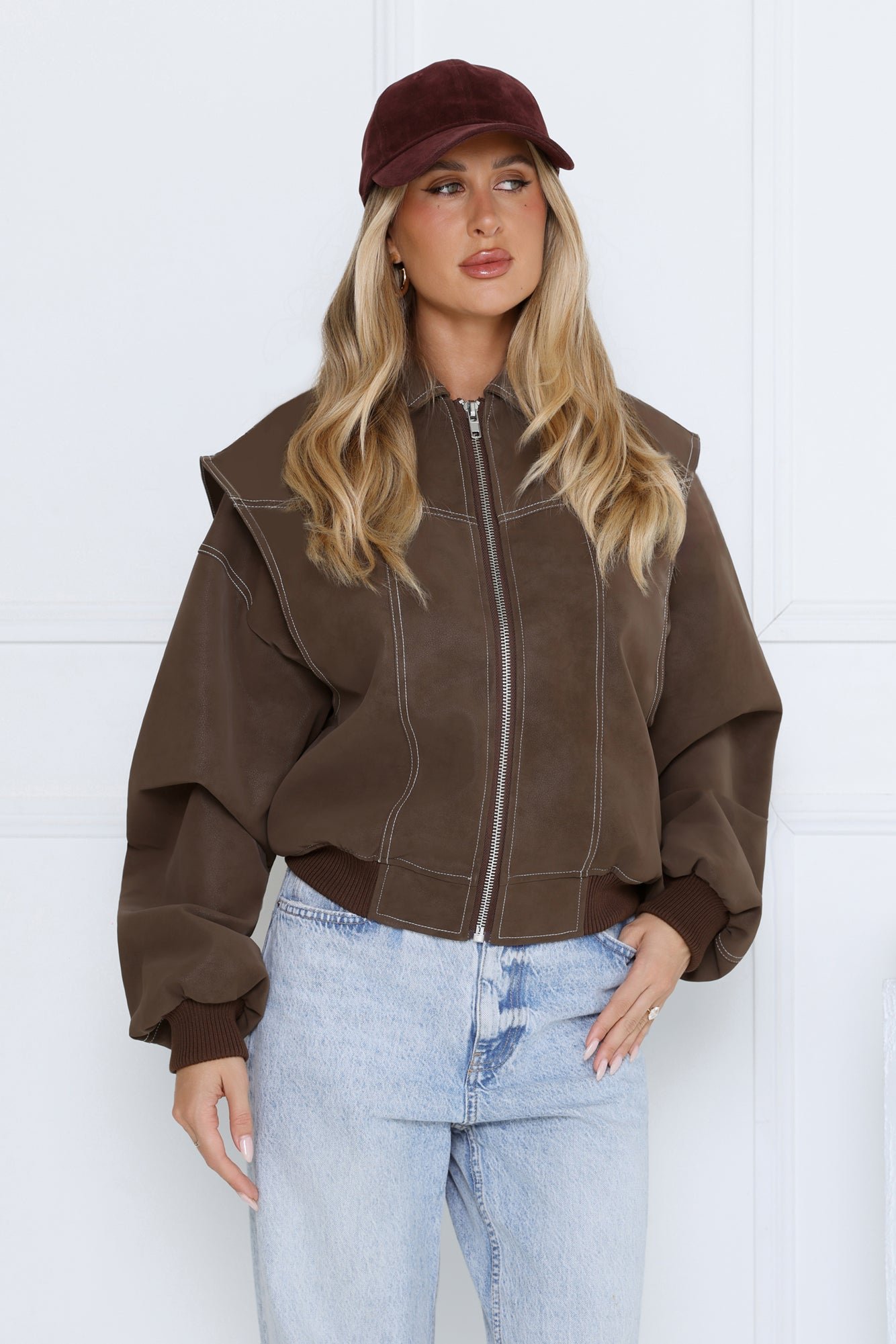 By The Fire Hat Burgundy - Image 2