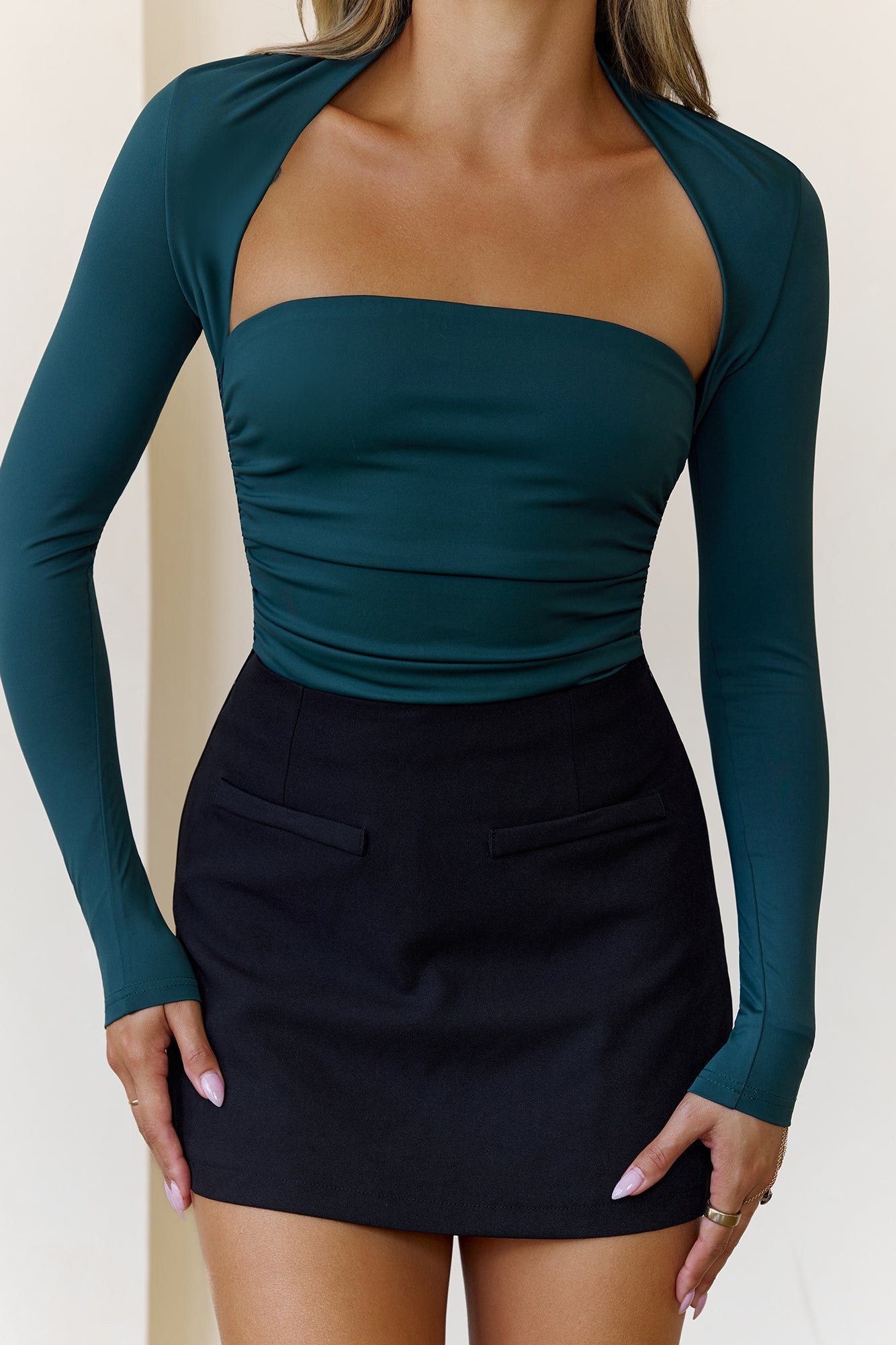 BASE Contour Refined Routine Long Sleeve Top Green - Image 6
