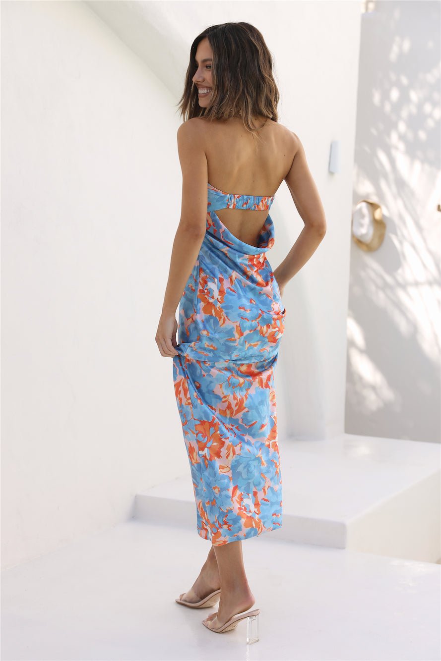 Highway To Heaven Maxi Dress Blue - Image 7