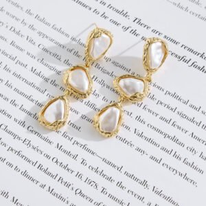 18k Gold Plated Liquid Love Earrings Gold