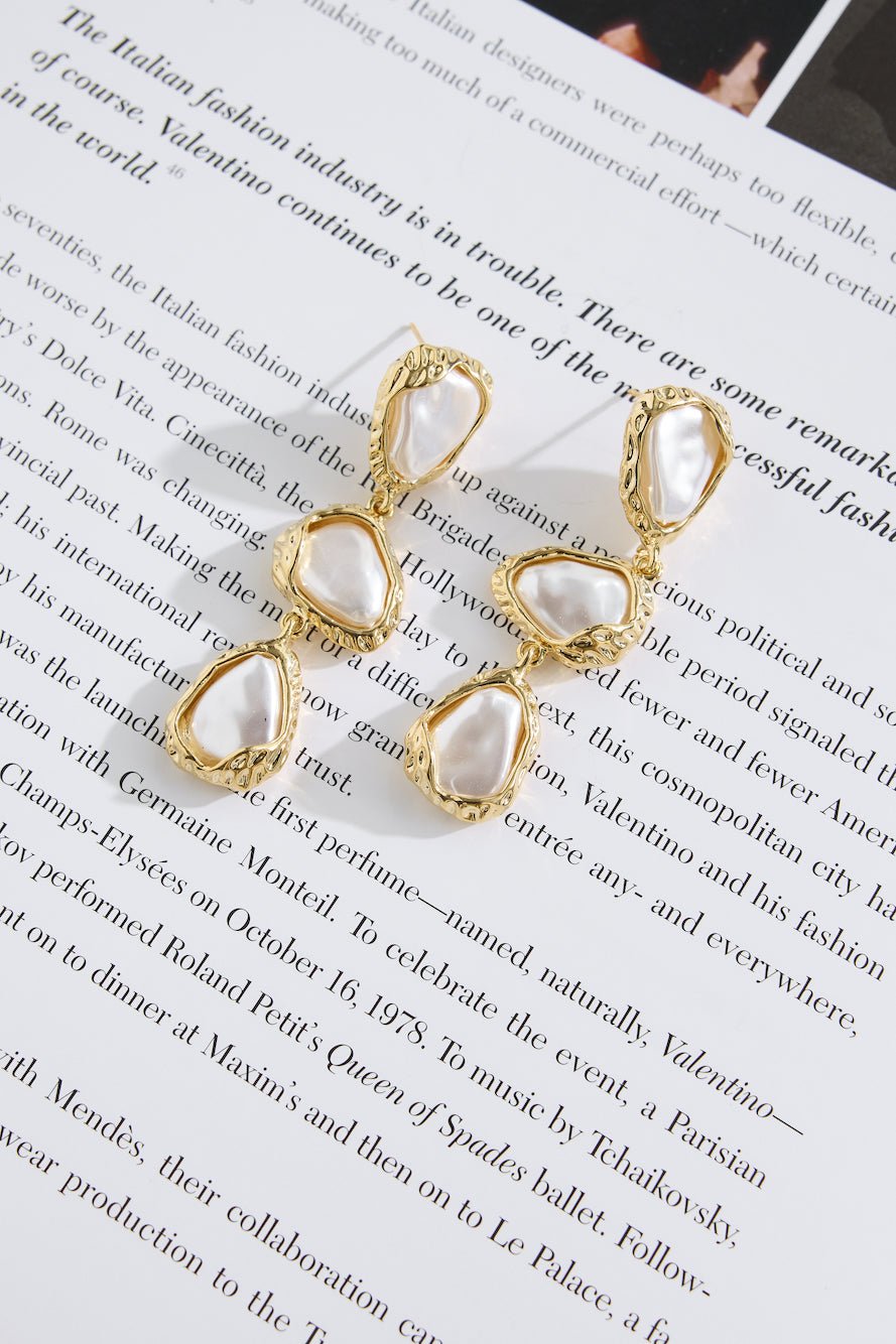 18k Gold Plated Liquid Love Earrings Gold
