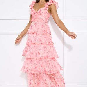 Sunbeam Soiree Maxi Dress Pink