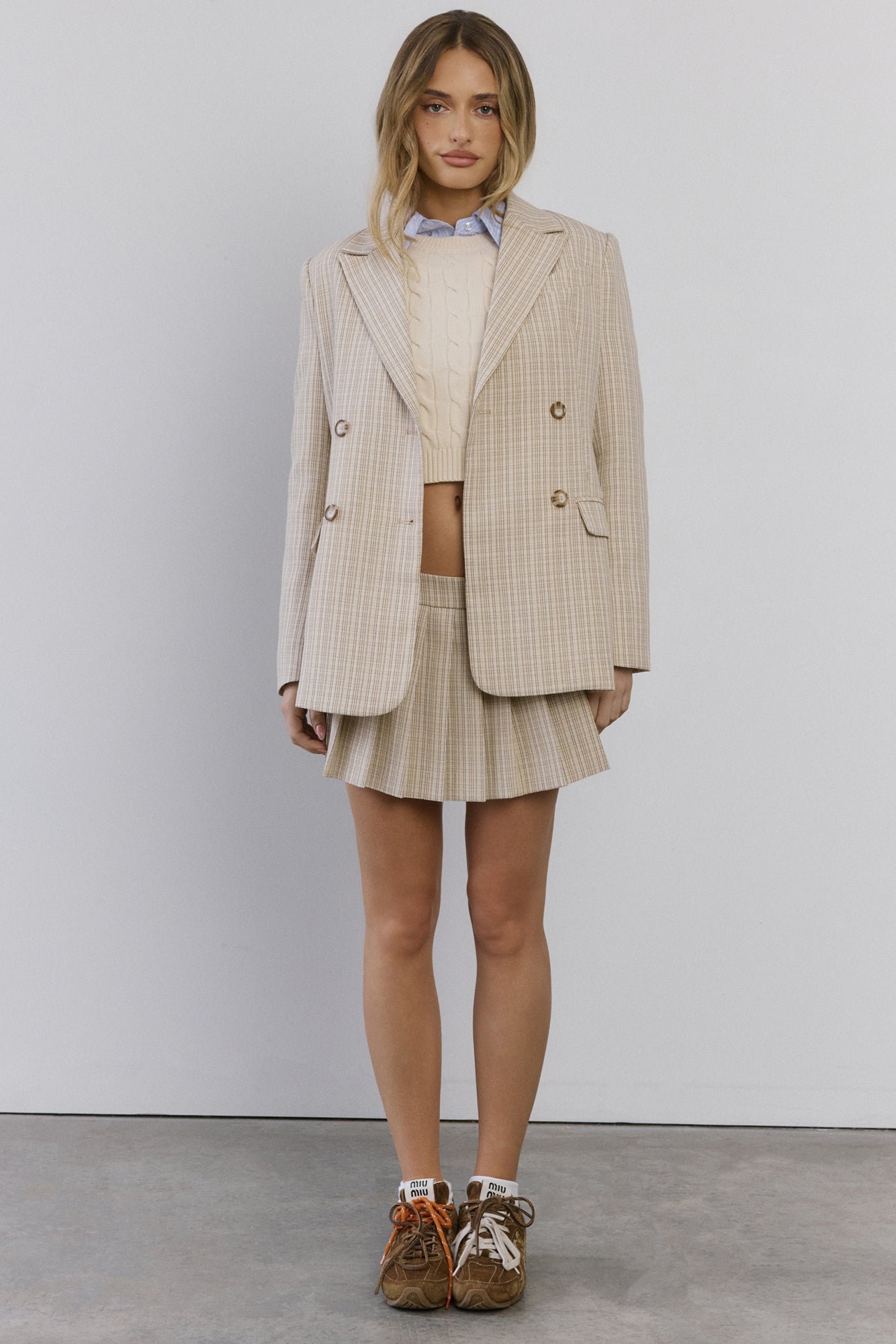 Yacht Club Blazer Beige - Image 19