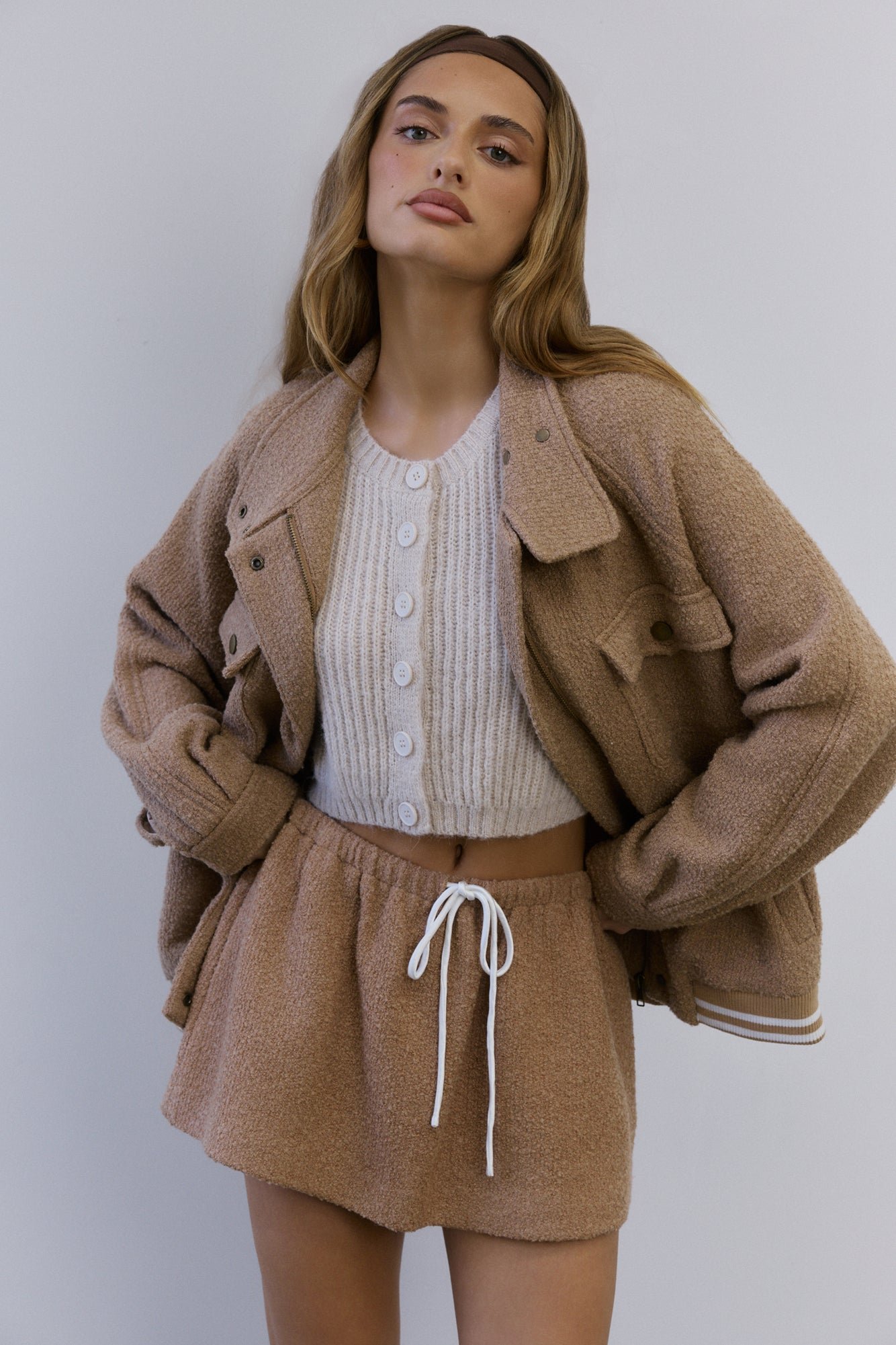 Winter Whimsy Jacket Caramel - Image 3