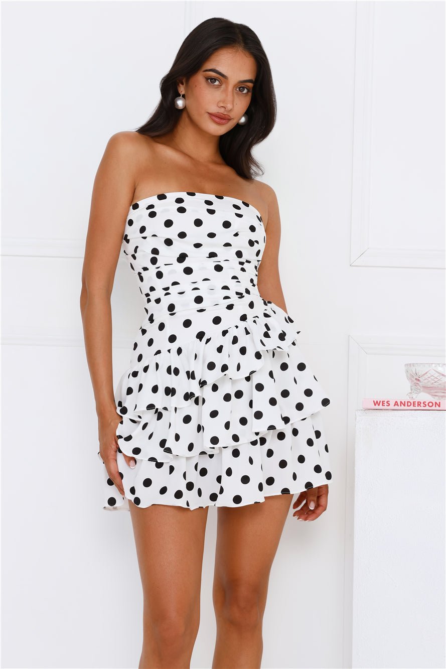 Couture Dreams Strapless Mini Dress White - Image 9