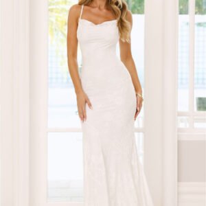 Nocturnal Luxe Maxi Dress White