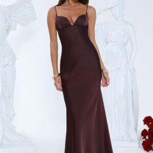Glow Up Certified Maxi Dress Merlot