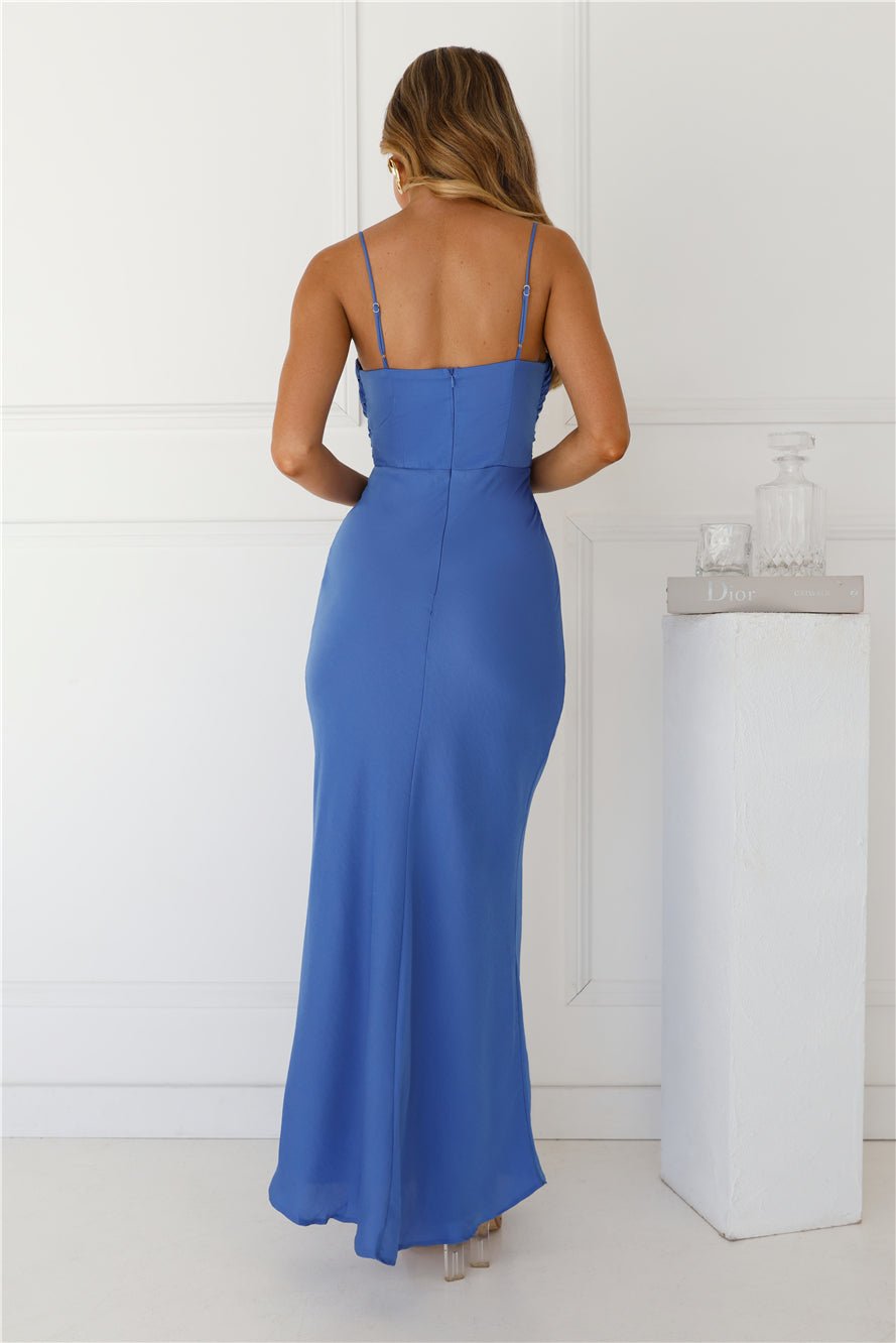 Room In The Castle Maxi Dress Blue - Image 4