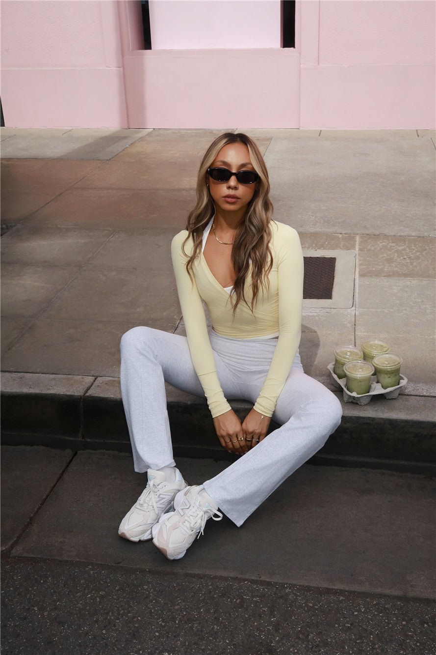 BASE On The Go Fold Waist Pants Grey - Image 4